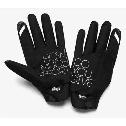 100% cyklistické rukavice brisker cold weather žltý fluór STO-10016-004-12
