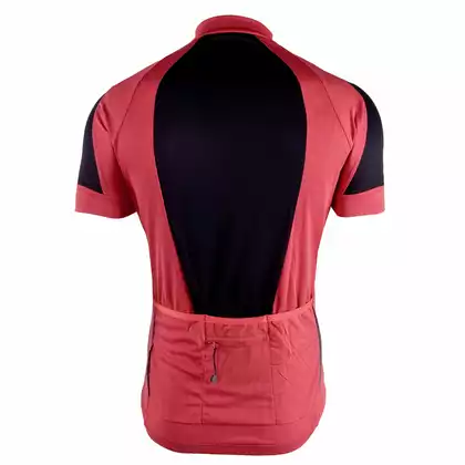 DEKO WHITE Cyklistický dres, červeno-čierny