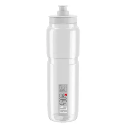ELITE FLY cyklistická fľaša na vodu 950ml, transparentný