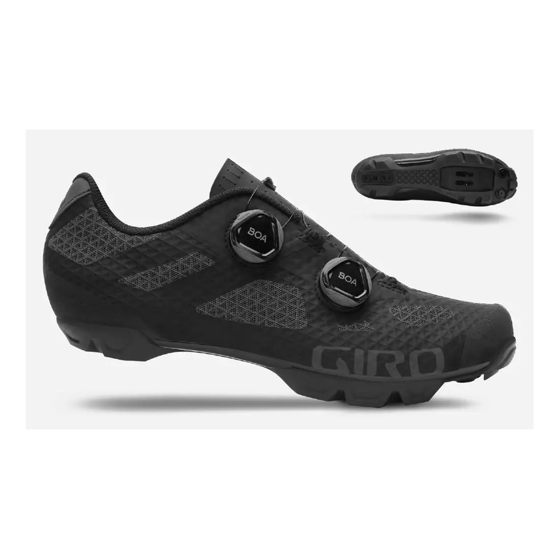GIRO pánska cyklistická obuv SECTOR black dark shadow GR-7122815