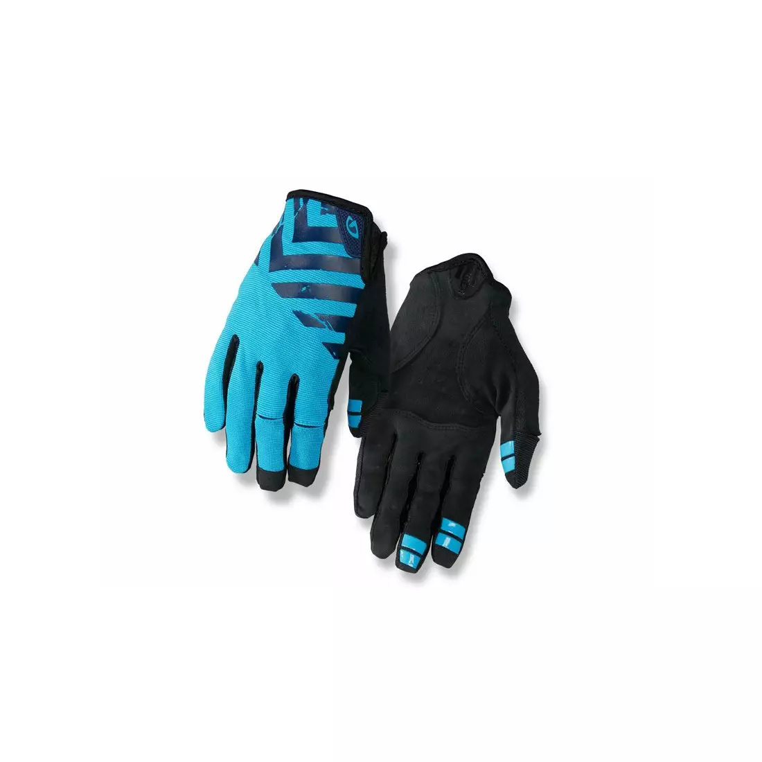 GIRO pánske cyklistické rukavice DND midnight blue black GR-7085574