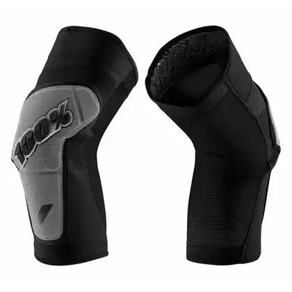 Ochraniacze na kolana 100% RIDECAMP Knee Guard black grey roz. S (NEW) STO-90240-057-10