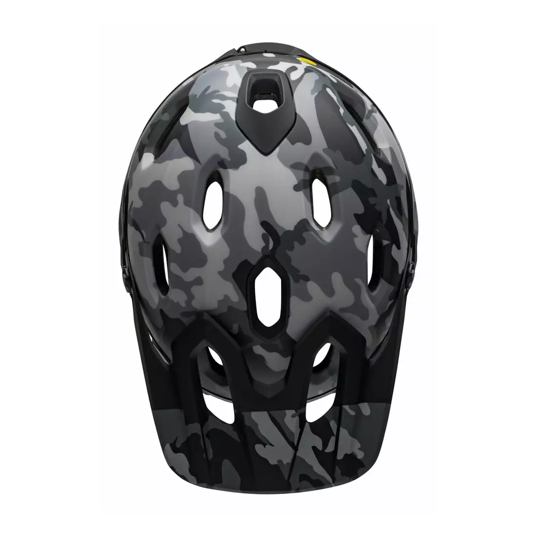 BELL SUPER DH MIPS SPHERICAL celotvárová cyklistická prilba, matte gloss black camo