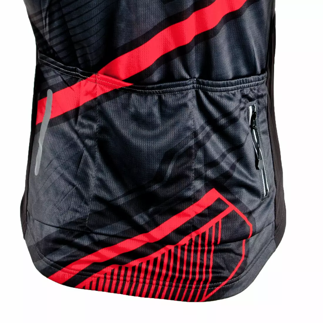 DEKO pánska cyklistická košeľa s krátkym rukávom, červená MNK-001-09