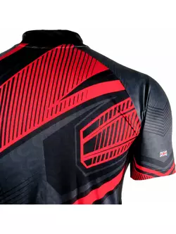 DEKO pánska cyklistická košeľa s krátkym rukávom, červená MNK-001-09