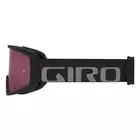 GIRO Cyklistické okuliare tazz mtb black grey (farebné sklo AMBER SCARLET trail + transparentné sklá 99% S0) GR-7097840