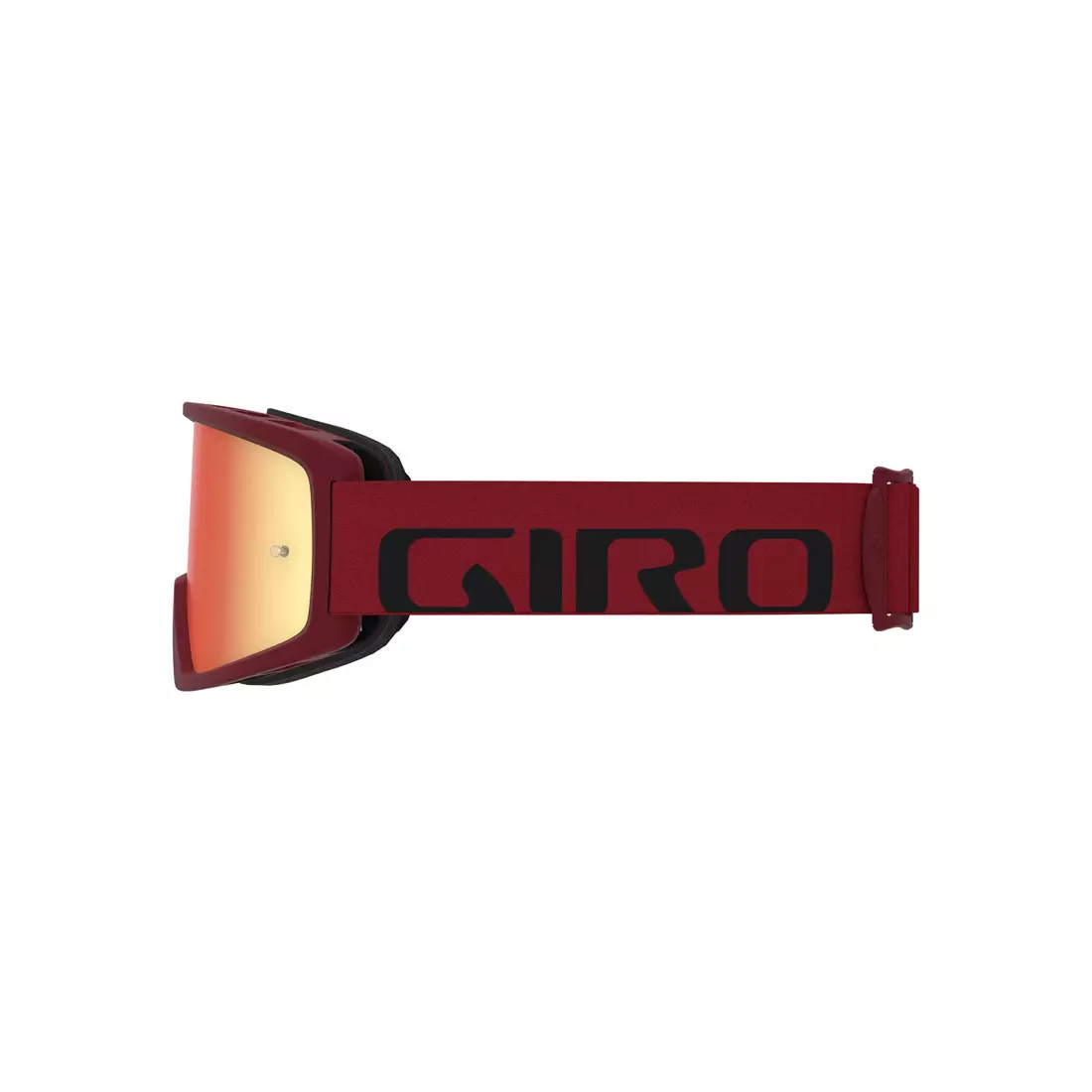 GIRO Cyklistické okuliare tazz mtb červené čierne (farebné sklo AMBER S3 + priehľadné sklo S0) držiak na karabíny GR-7097841