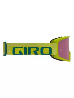 GIRO cyklistické okuliare tazz mtb citron fanatic (Farebné sklo VIVID-Carl Zeiss TRAIL + Transparentné sklo 99% S0) GR-7114192
