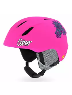 GIRO detská zimná lyžiarska / snowboardová prilba launch mips matte bright pink GR-7104876