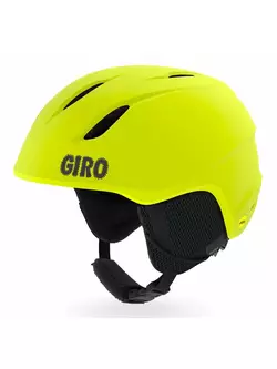 GIRO detská zimná lyžiarska / snowboardová prilba launch mips matte citron GR-7104878