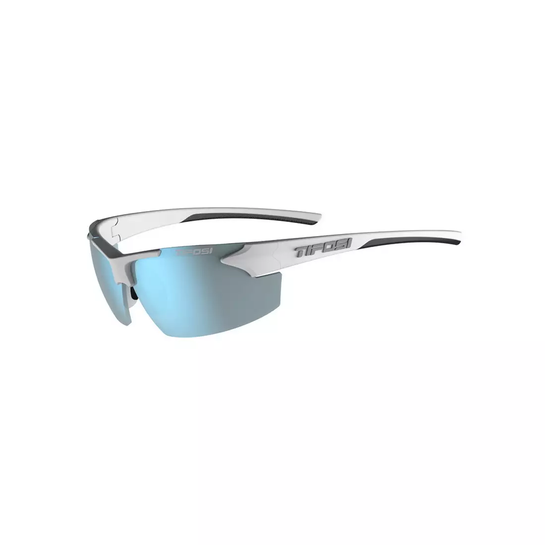 TIFOSI športové okuliare track white/black (Smoke Bright Blue 11,2%) TFI-1550401481