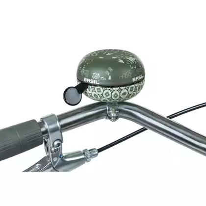 BASIL zvonček na bicykel boheme 80mm forest green B-50521
