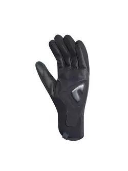 CHIBA BIOXCELL WARM WINTER teplé zimné cyklistické rukavice Primaloft, čierna 3160020 