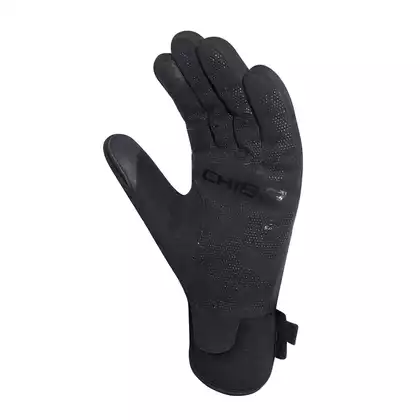 CHIBA CLASSIC zimné cyklistické rukavice, black/gold 3120320 