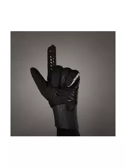 CHIBA COMMUTER zimné cyklistické rukavice, čierne 3120420