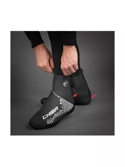 CHIBA MTB UBERSCHUH chrániče proti dažďu pre cyklistickú obuv, čierne 31449 