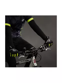 CHIBA PHANTOM zimné cyklistické rukavice black/fluo 3150520