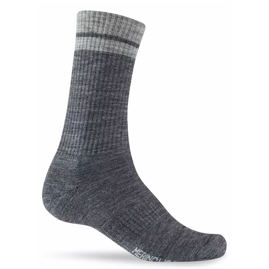 GIRO cyklistické ponožky winter merino wool charcoal grey GR-7062588