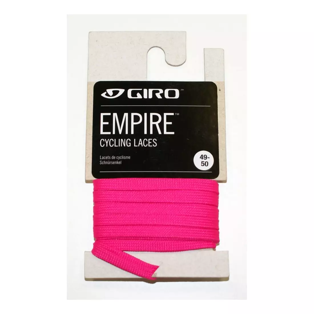 GIRO šnúrky do cyklistickej obuvi EMPIRE LACES coral pink GR-7084147