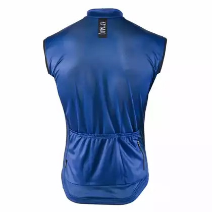 KAYMAQ SLEEVELESS pánsky cyklistický dres bez rukávov 01.217, námornícka modrá