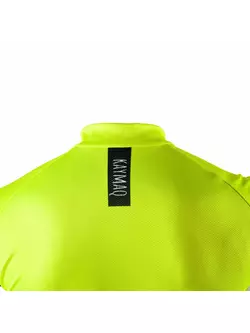 KAYMAQ SLEEVELESS pánsky cyklistický dres bez rukávov 01.217 fluór žltý