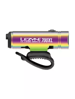 LEZYNE predné svietidlo na bicykel  CLASSIC DRIVE 700XL neo metallic LZN-1-LED-30-V130