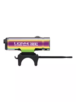 LEZYNE predné svietidlo na bicykel  CLASSIC DRIVE 700XL neo metallic LZN-1-LED-30-V130