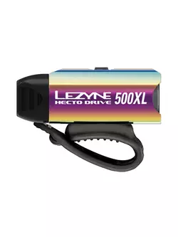 LEZYNE predné svietidlo na bicykel LED HECTO DRIVE 500XL neo metallic LZN-1-LED-9F-V530