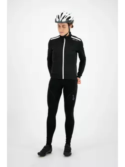 ROGELLI PESARA dámska zimná cyklistická bunda, čierna a biela