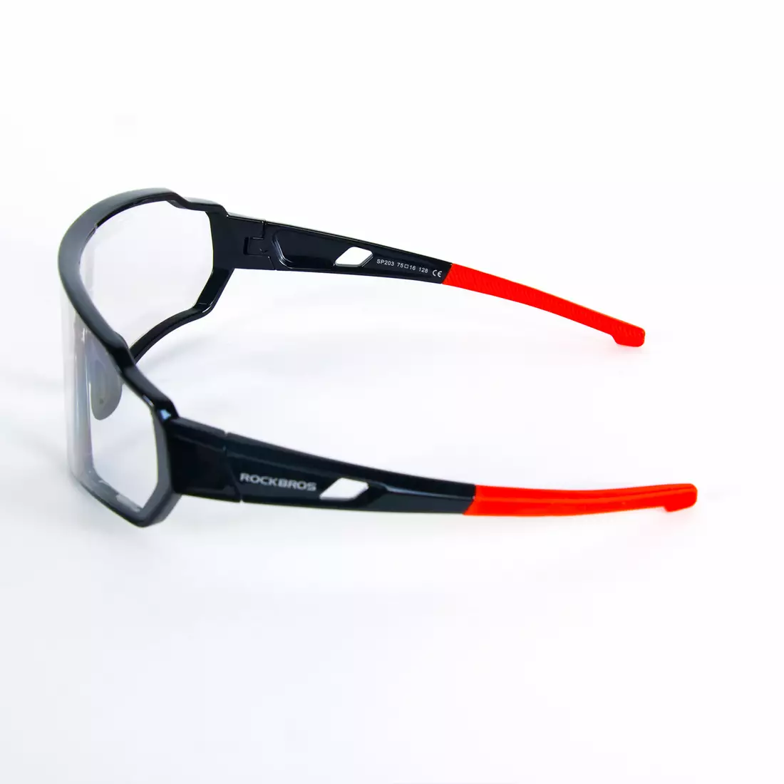 Rockbros 10161 cyklistické / športové okuliare s fotochromatickou úpravou čierna a červená