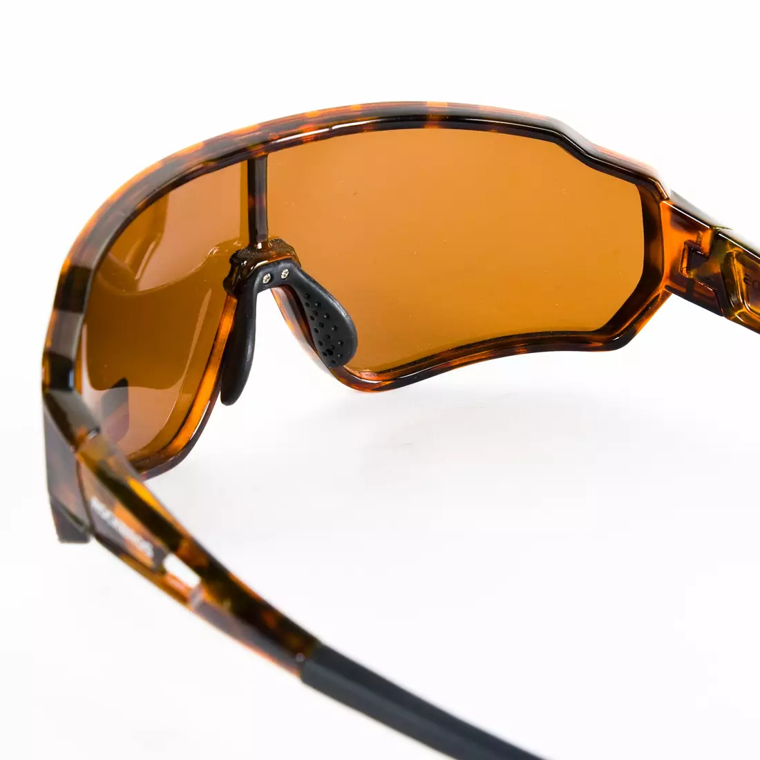 Rockbros 10163 Polarizované športové okuliare na bicykel, hnedé