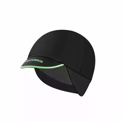 Rockbros čiapka na cyklistickú prilbu so šiltom, izolovaná čierna YPP001