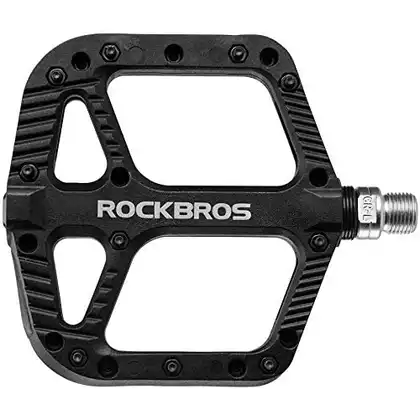 Rockbros pedały rowerowe platformowe nylon czarne 2018-12ABK