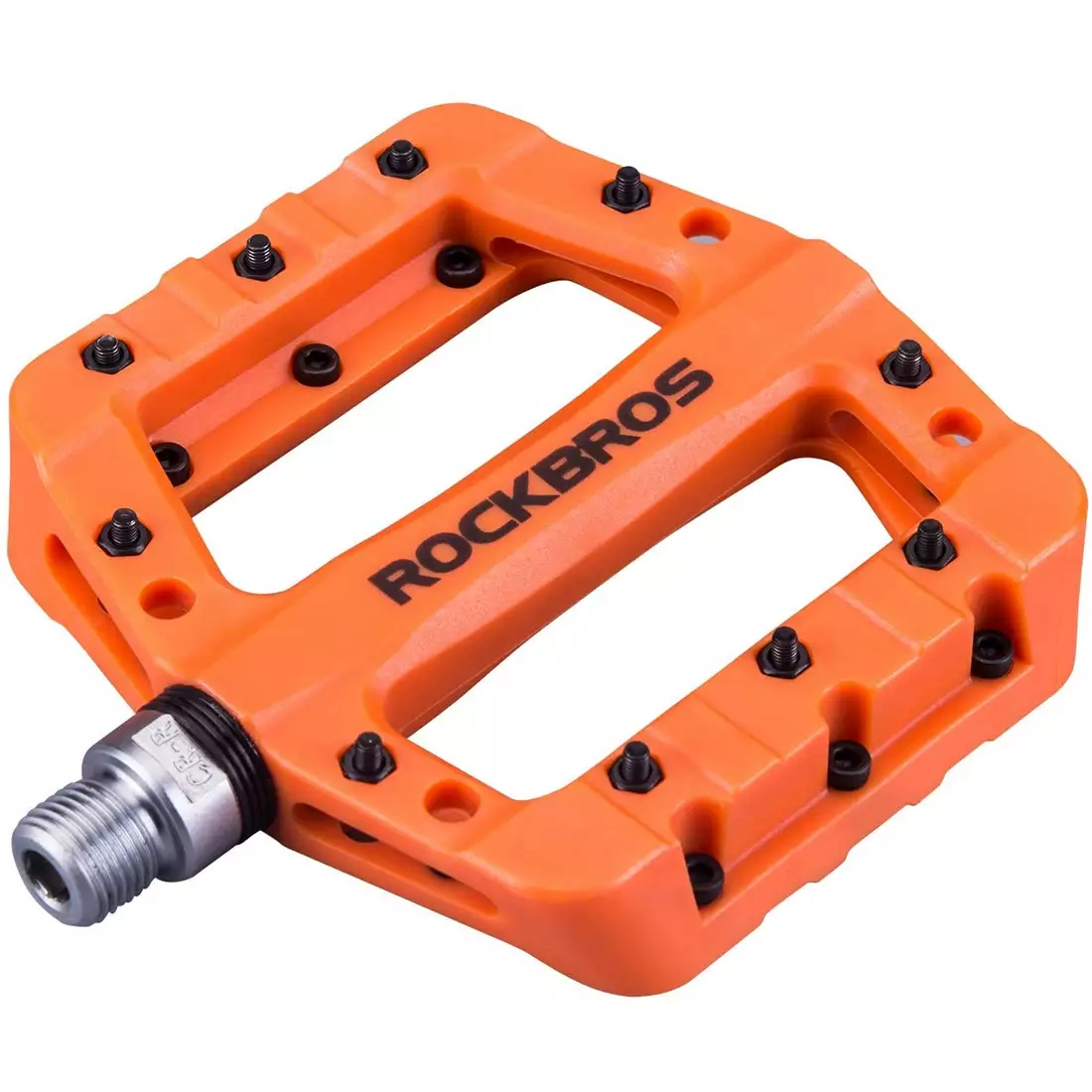 Rockbros platformové pedále nylon oranžová 2017-12COR