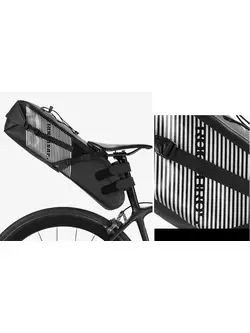 Rockbros valcované sedlo taška bikepacking 10 l čierna AS-013