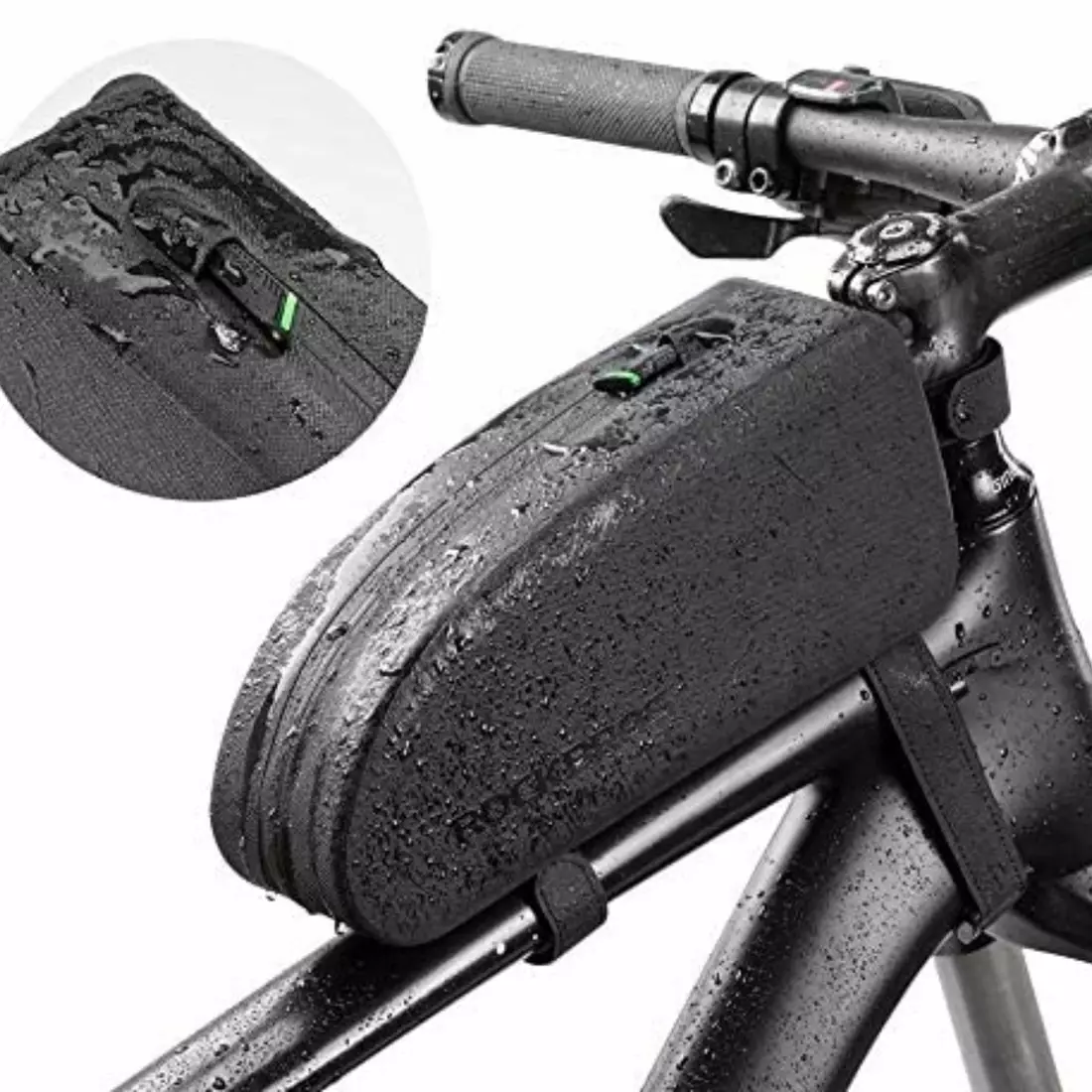 Rockbros vodotesná bicyklová taška na rám 1,0l čierna AS-019