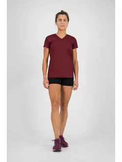 Rogelli RUN PROMOTION 801.228 dámske bežecké tričko bordová