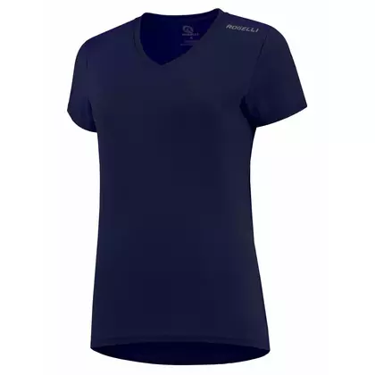 Rogelli RUN PROMOTION 801.229 dámske bežecké tričko námornícka modrá