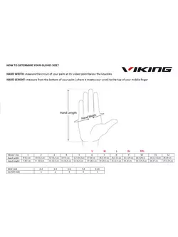 VIKING Multifunkčné cyklistické rukavice Venado 140/22/6341/64 čierno-fluór