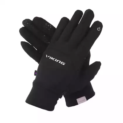 VIKING cyklistické rukavice HORTEN 140/15/7732/09 black