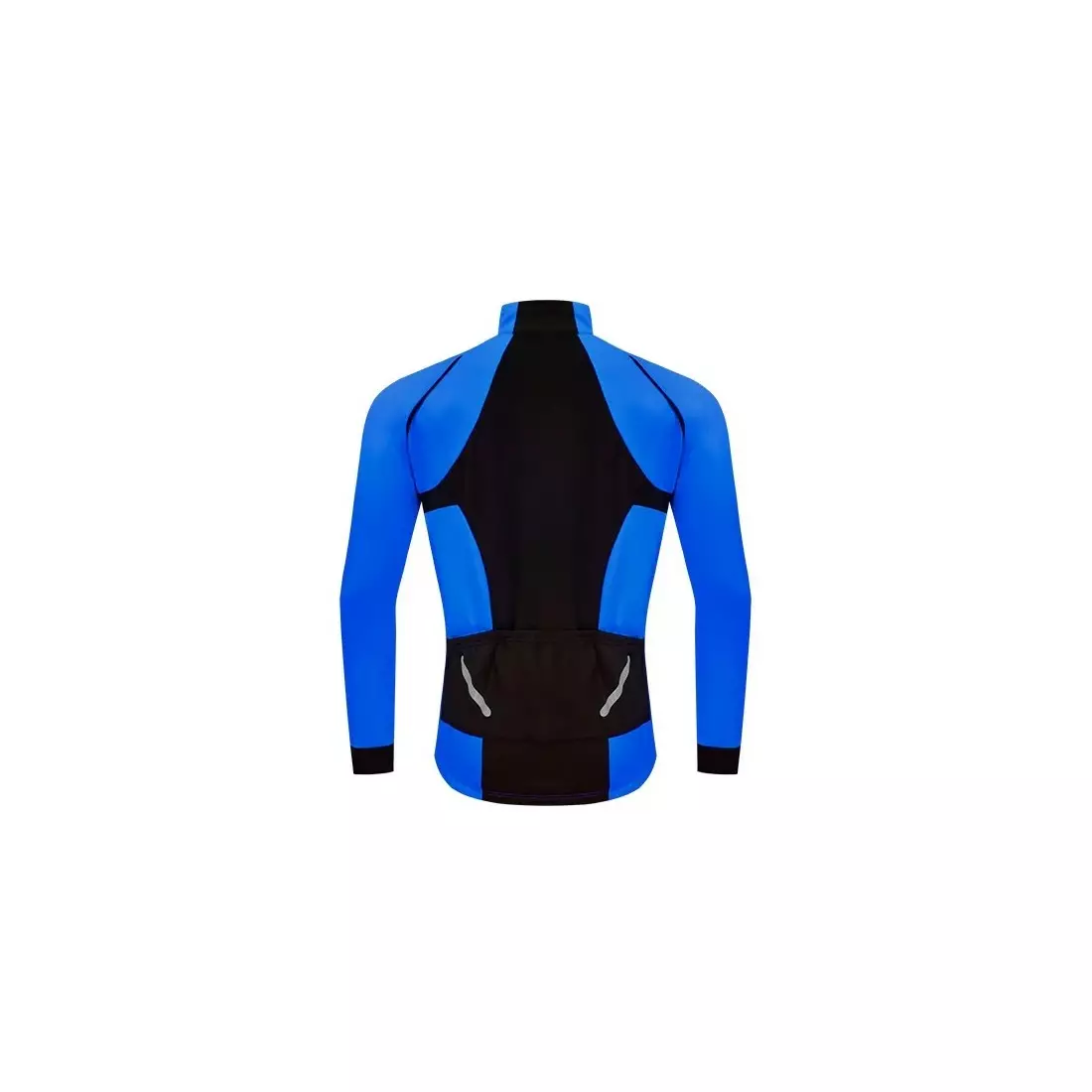 WOSAWE pánska zimná cyklistická bunda Softshell, Modrá BL277