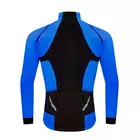 WOSAWE pánska zimná cyklistická bunda Softshell, Modrá BL277