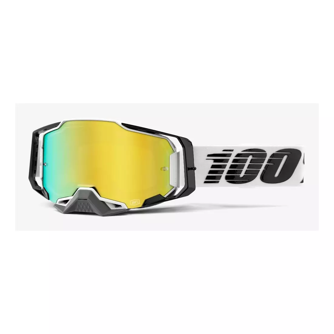 100% cyklistické okuliare ARMEGA (zlaté zrkadlové sklo, LT 28%+/-5%) atmos STO-50721-259-09