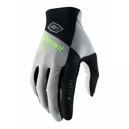 100% pánske cyklistické rukavice CELIUM vapor lime STO-10005-423-12