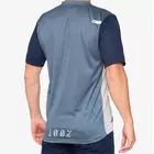 100% pánske športové tričko AIRMATIC steel blue grey 