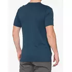 100% pánske športové tričko s krátkym rukávom NORD slate blue STO-32124-182-13