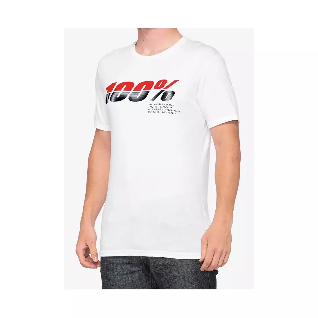 100% pánske tričko s krátkym rukávom BRISTOL white STO-32095-000-11