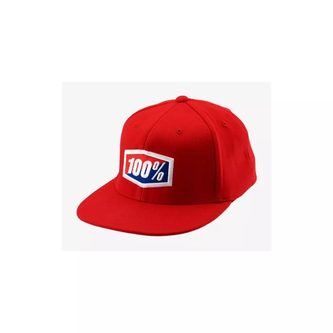 100% športová čiapka so šiltom OFFICIAL J-Fit flexfit hat red STO-20040-003-18