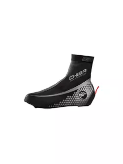 CHIBA RACE UBERSCHUH chrániče proti dažďu pre cyklistickú obuv, čierne 31479 
