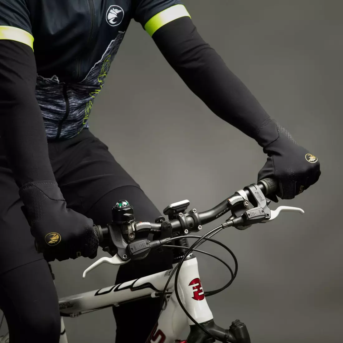 CHIBA Tenké cyklistické rukavice, BIOXCELL LIGHT WINTER čierna 3160120